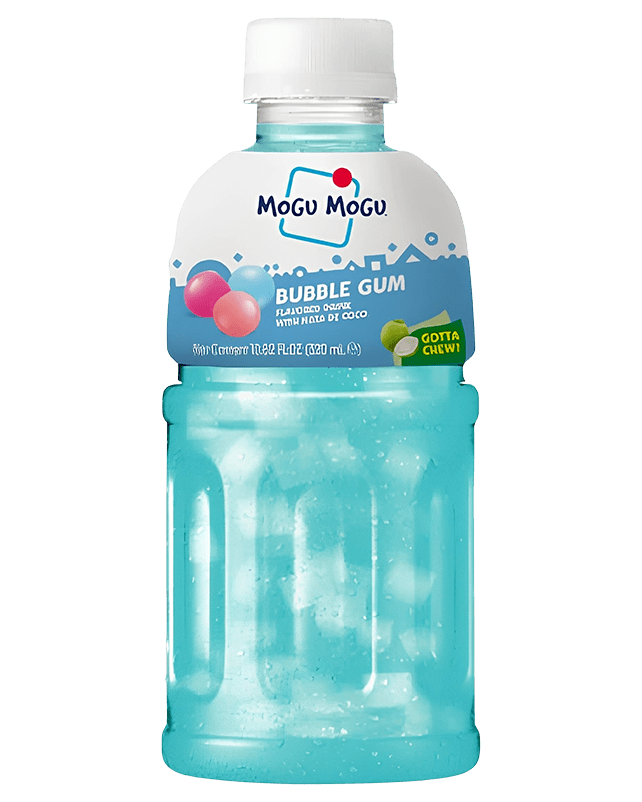 Mogu Mogu Bubble Gum Flavored Drink 320ML Mogu Mogu Bubble Gum Flavored Drink 320ML