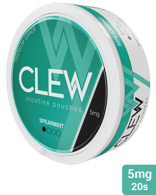 CLEW Nicotine Pouch Spearmint 5mg CLEW Nicotine Pouch Spearmint 5mg