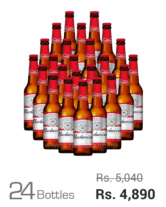 Budweiser Premium 330ML x 24 Bottles Budweiser Premium 330ML x 24 Bottles