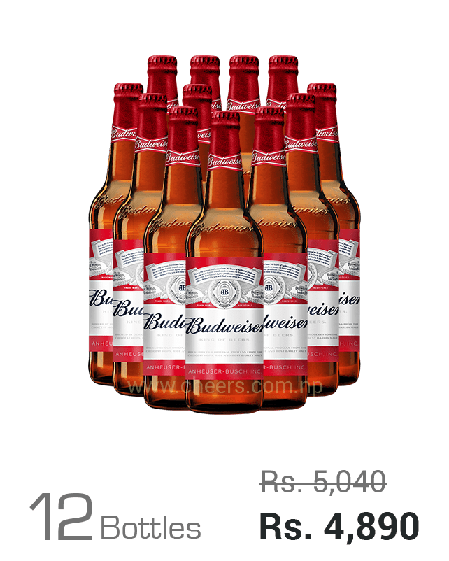 Budweiser Premium 650ML x 12 Bottles Budweiser Premium 650ML x 12 Bottles