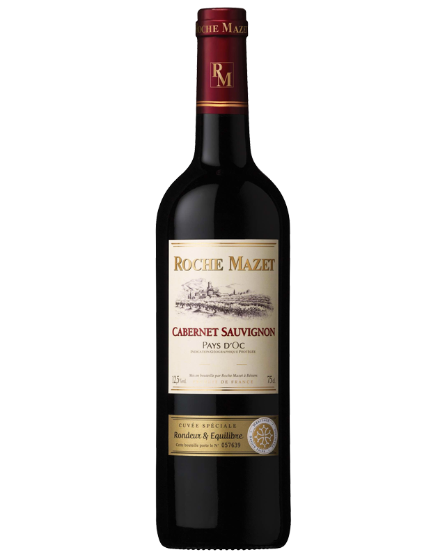 Roche Mazet Cabernet Sauvignon Pays d'Oc 750ML Roche Mazet Cabernet Sauvignon Pays d'Oc 750ML